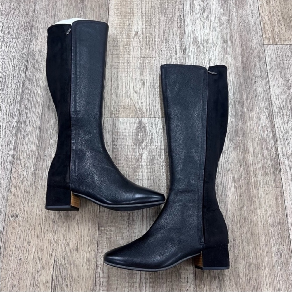 GENTLE SOULS BY KENNETH COLE Ella-Setti Boot 6.5M black leather riding boots
